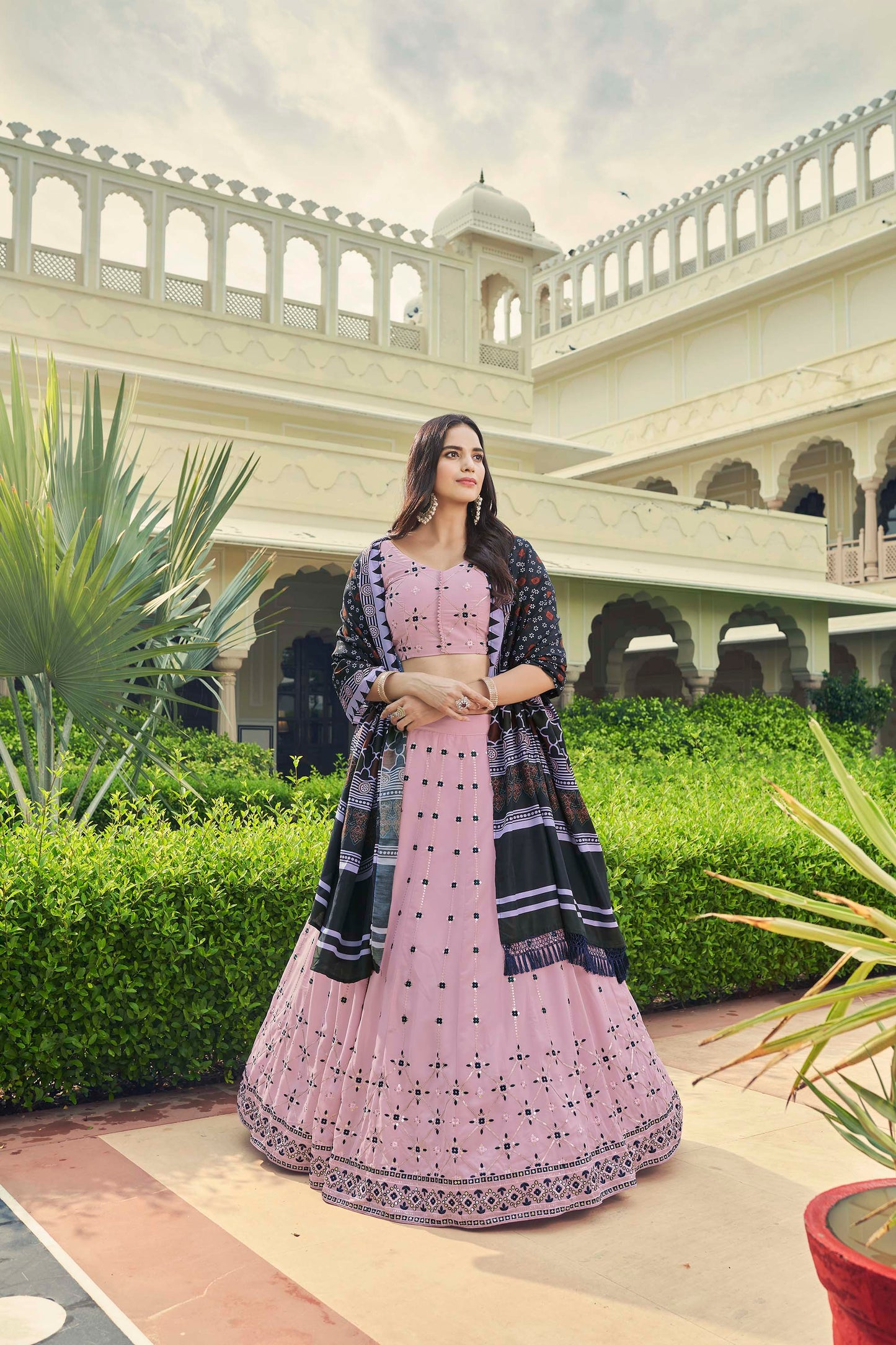 Fabulous Pink Color Designer Lehenga